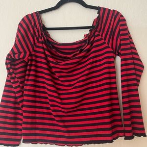 Striped Crop Top